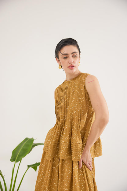 Mustard Mirage Top