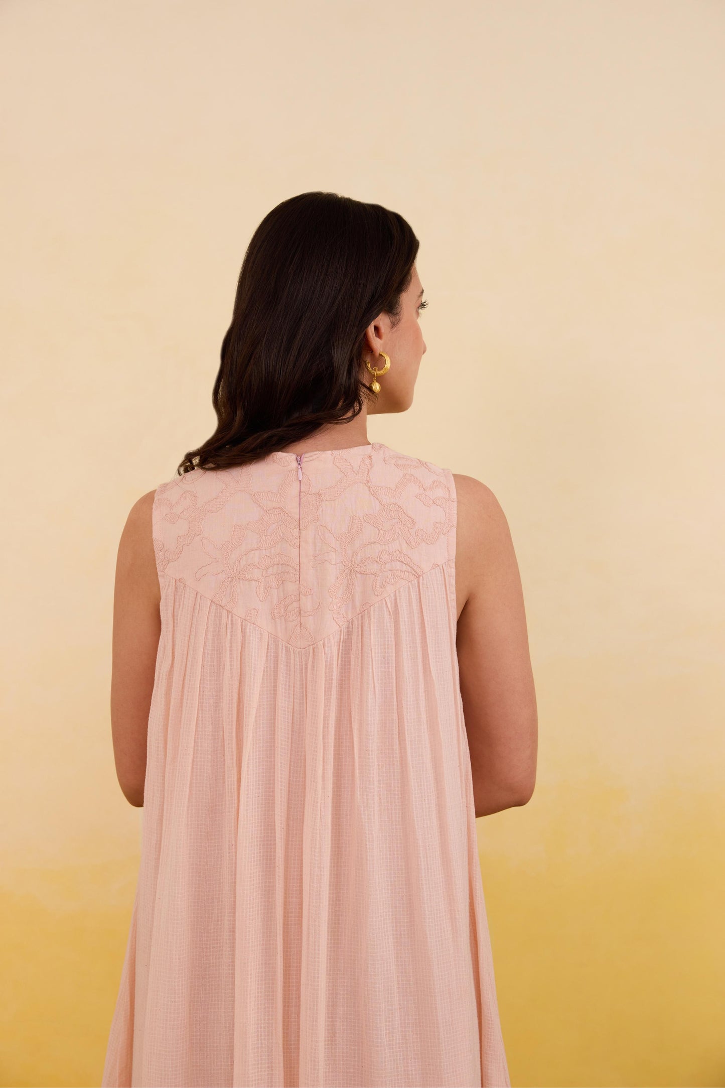 Apricot Bloom Dress