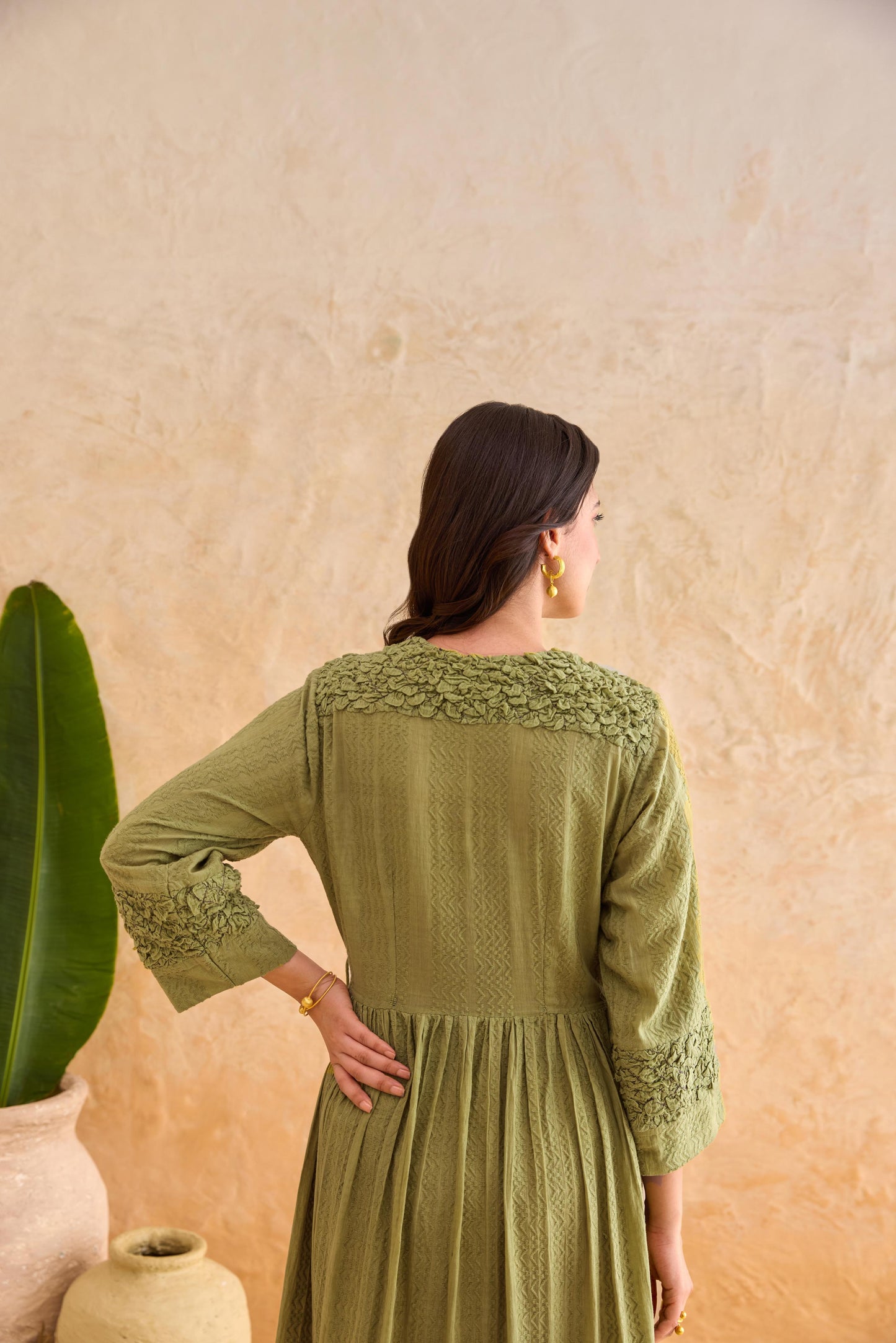 Olive Fern Dress