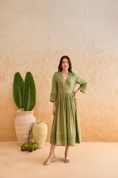 Olive Fern Dress