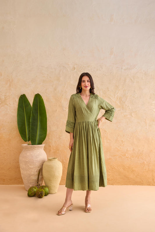Olive Fern Dress