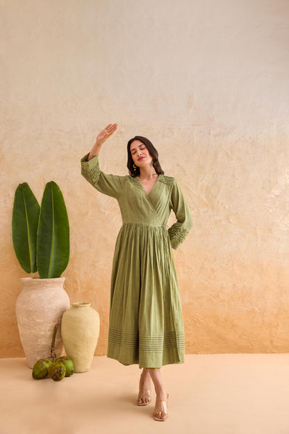 Olive Fern Dress