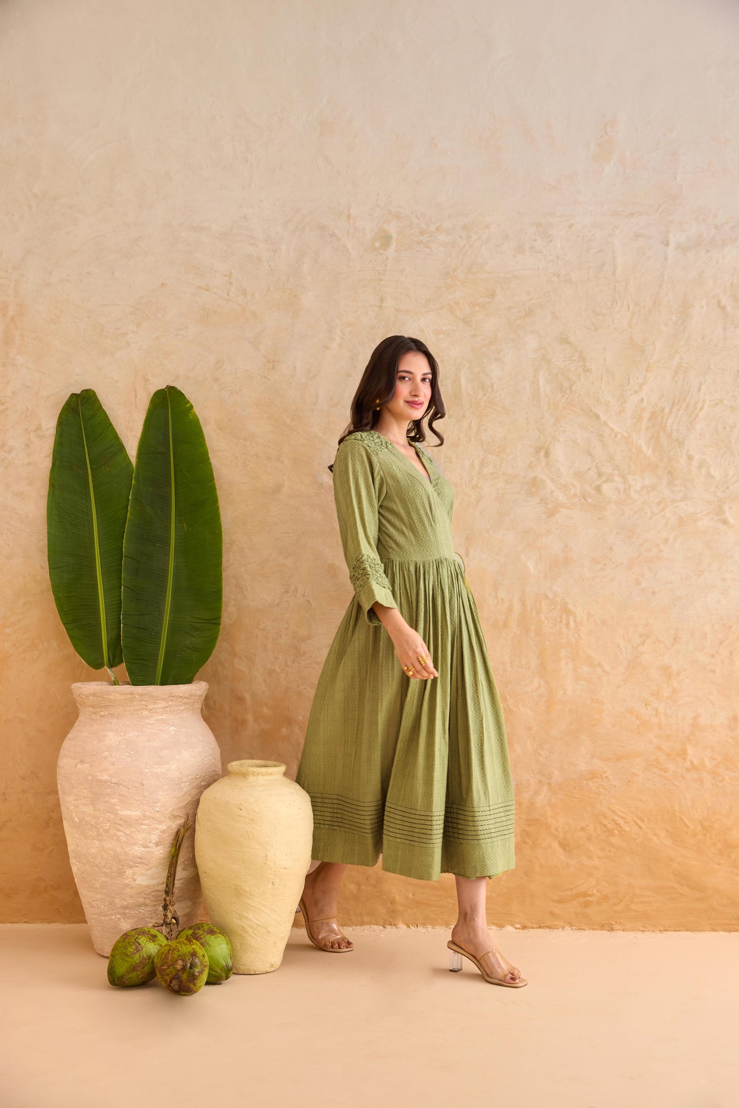 Olive Fern Dress