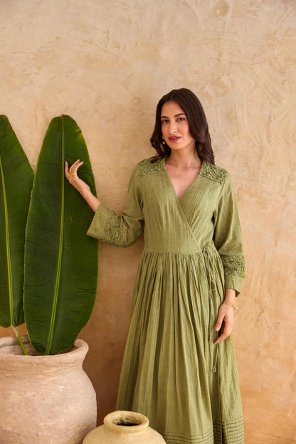 Olive Fern Dress