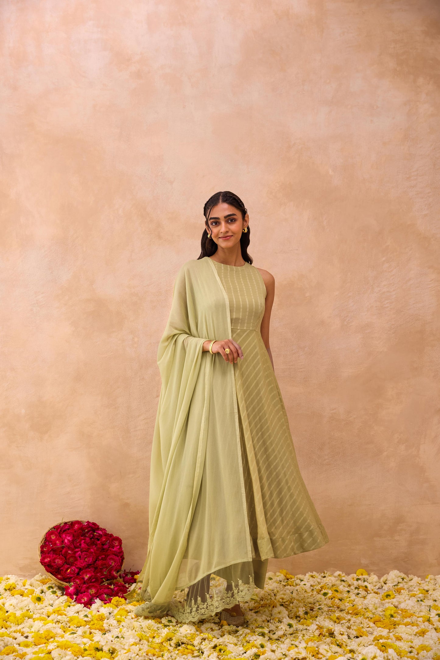 Olive Mist Kurta Set