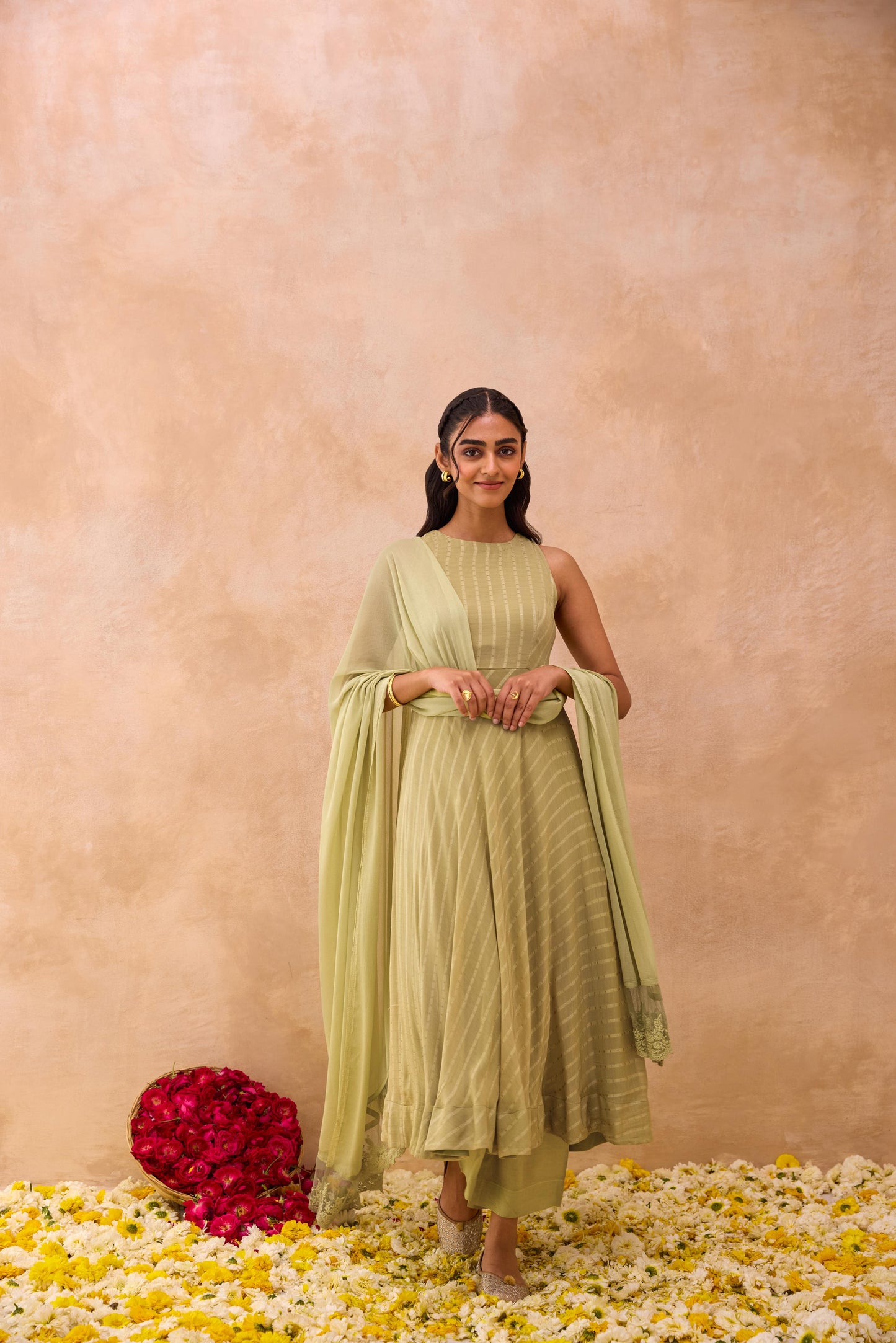 Olive Mist Kurta Set