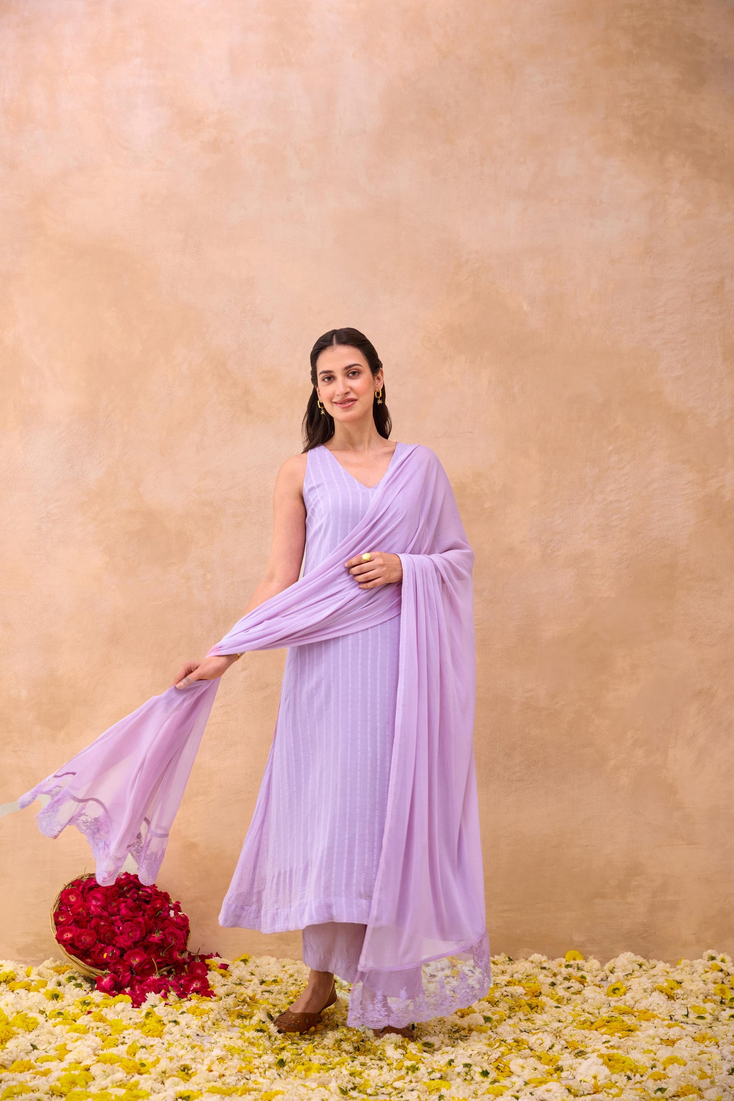 Lavender Grace Kurta Set