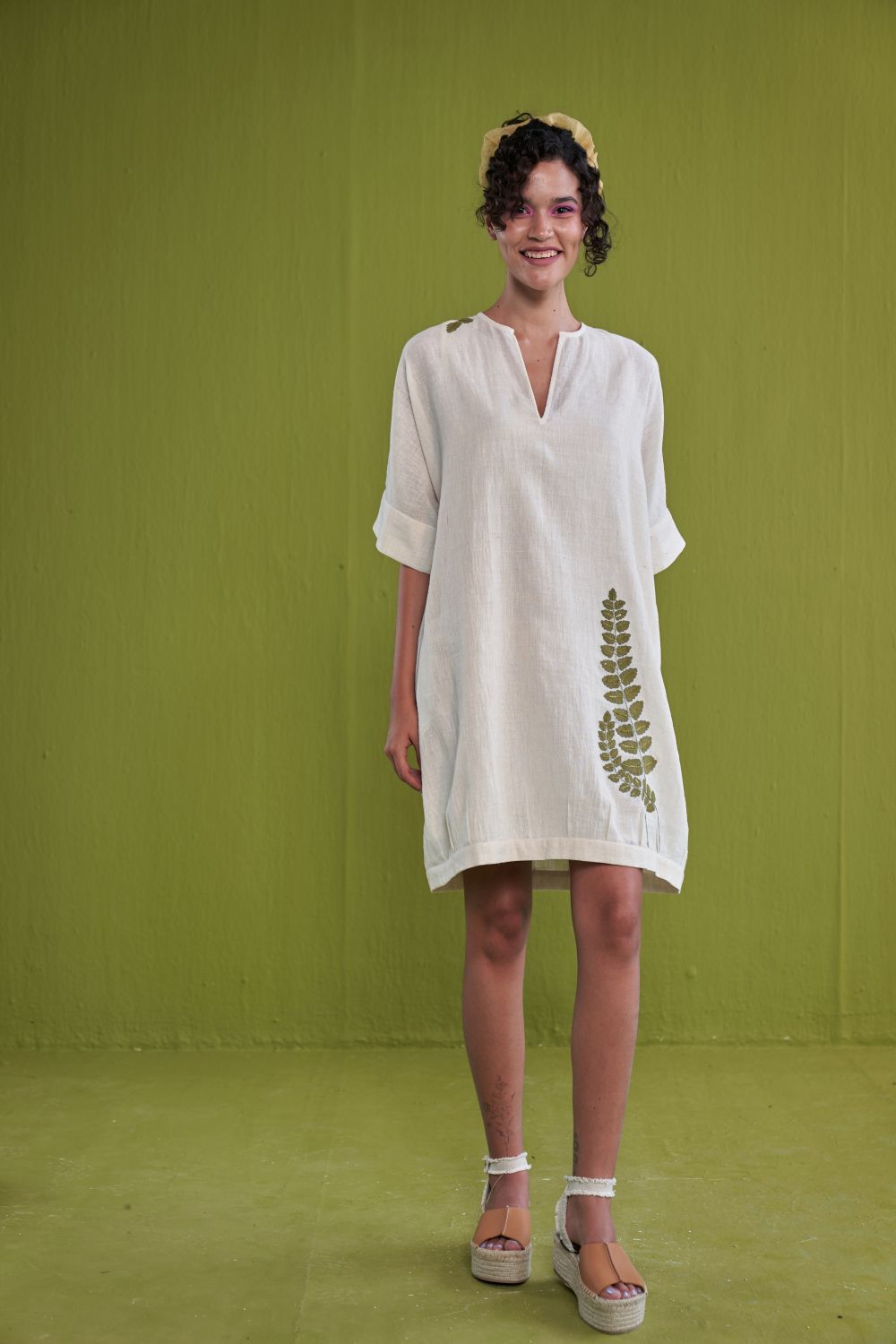 The Everyday Fern Handwoven Dress