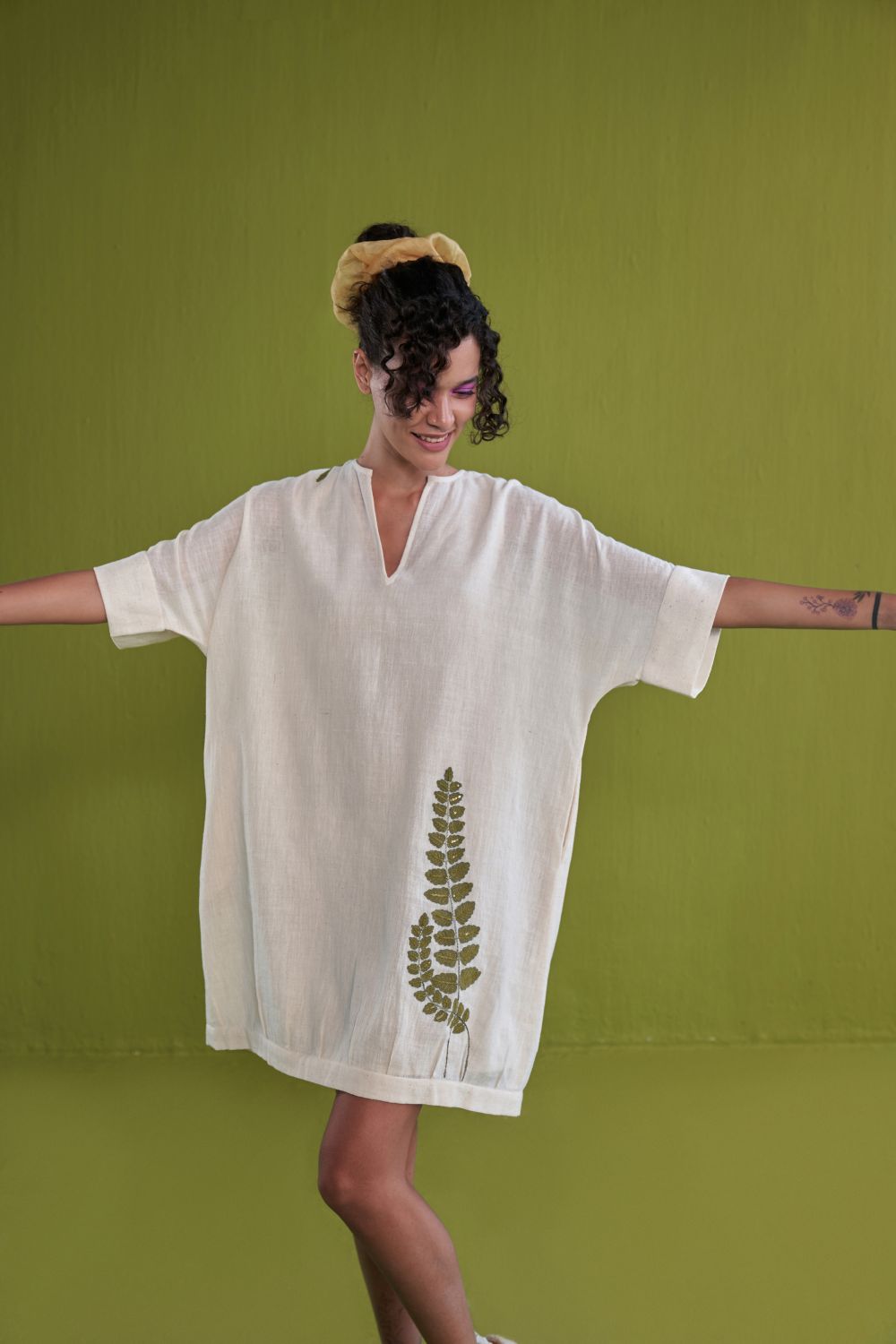 The Everyday Fern Handwoven Dress