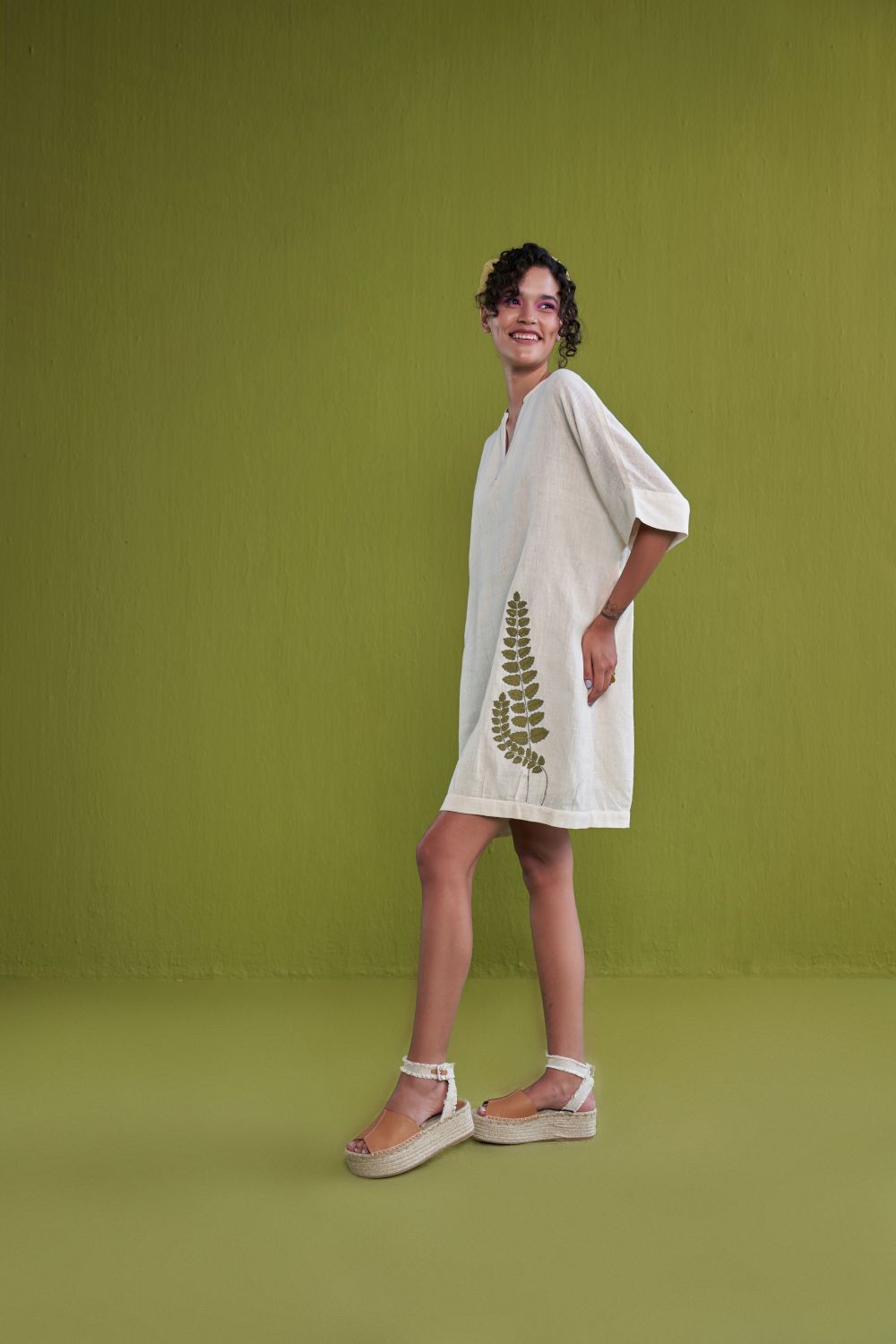 The Everyday Fern Handwoven Dress