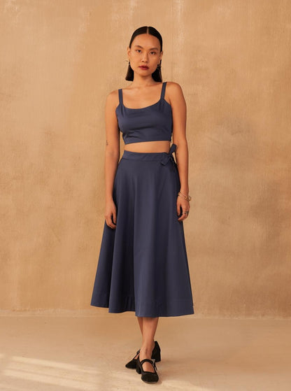 The Joyful Organic Cotton Midi Skirt