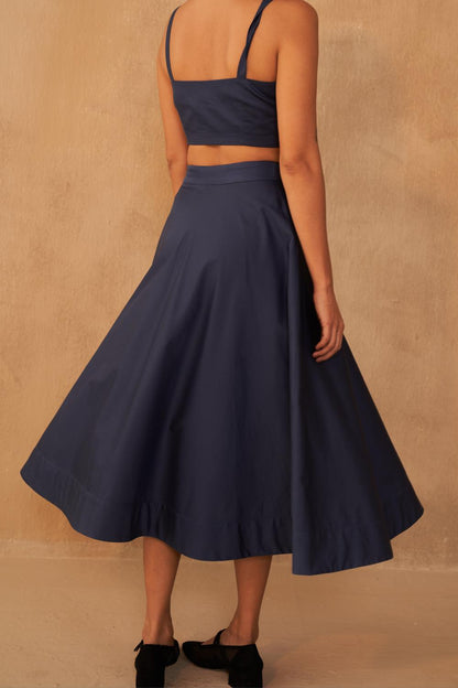 The Joyful Organic Cotton Midi Skirt