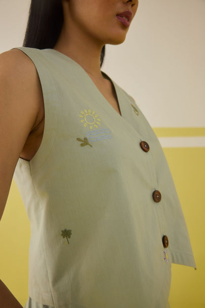 The Summer Organic Cotton Waistcoat