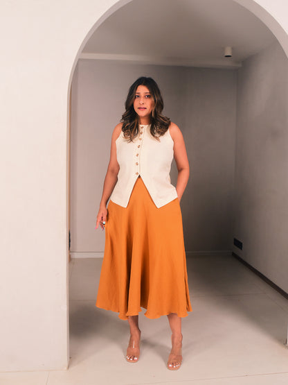 Tila Vest Skirt Set