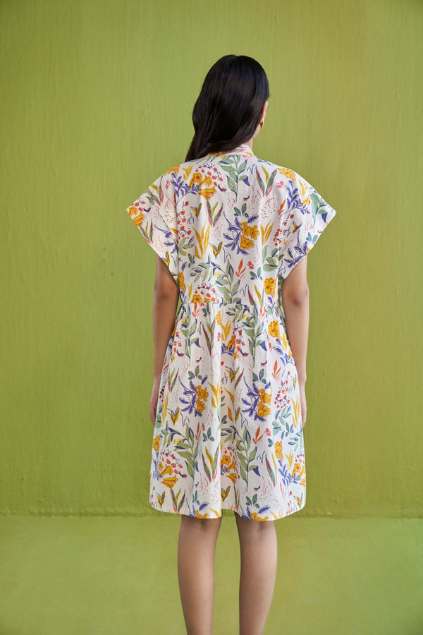 Tropical Garden Organic Cotton Dress