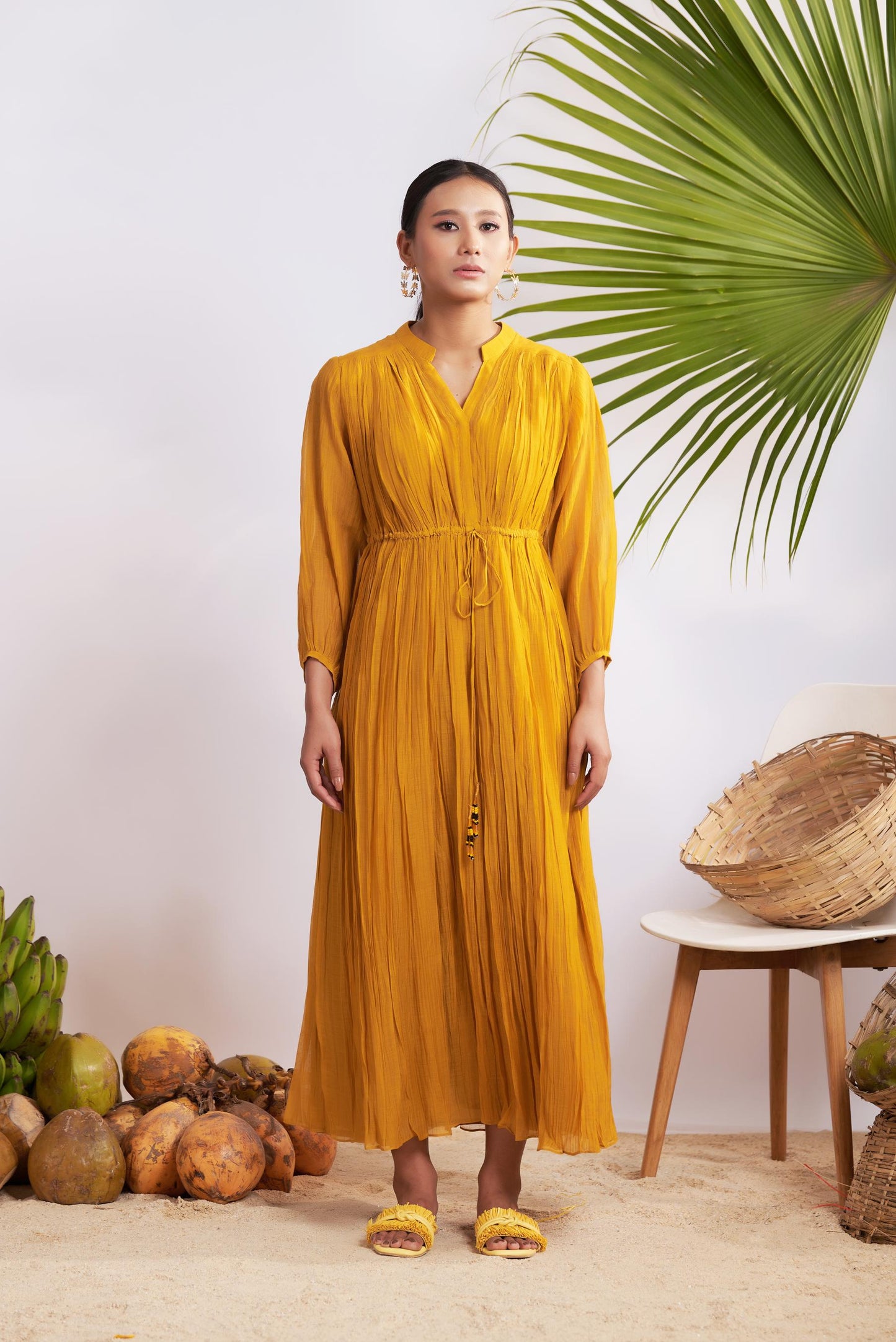 Rue Dress (Mustard)