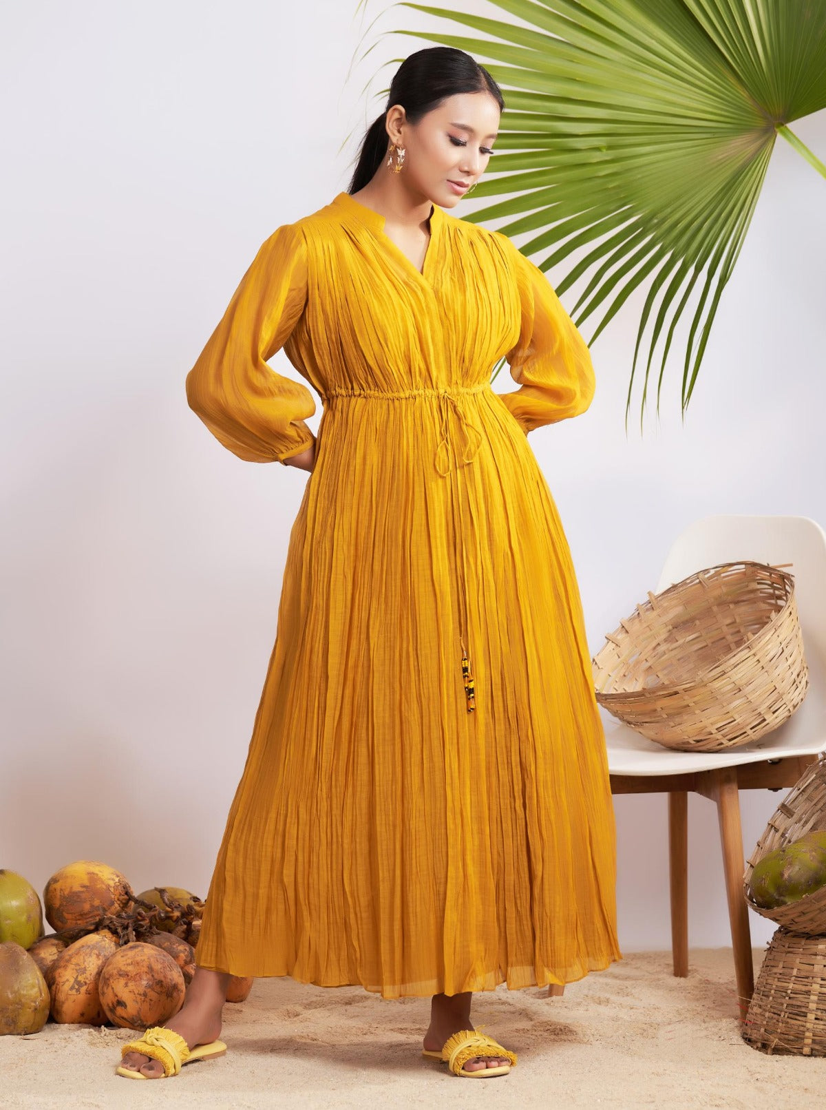 Rue Dress (Mustard)