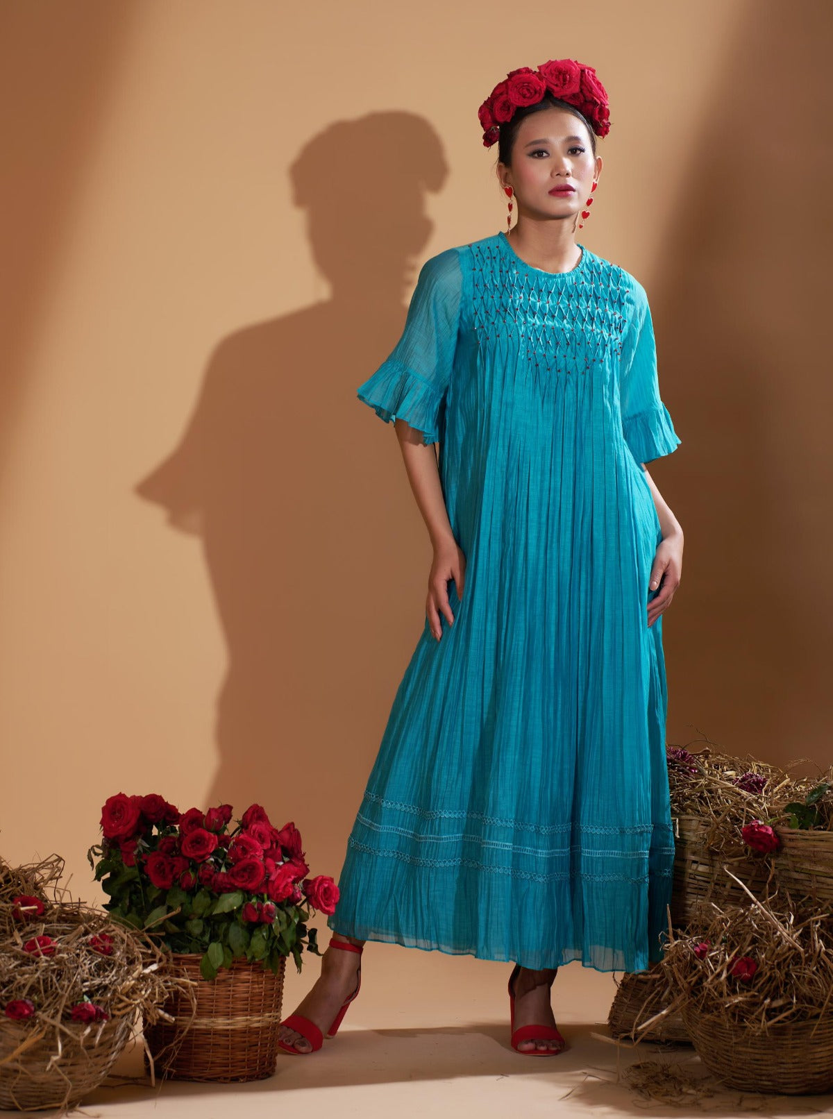 Amore Dress (Turquoise Blue)