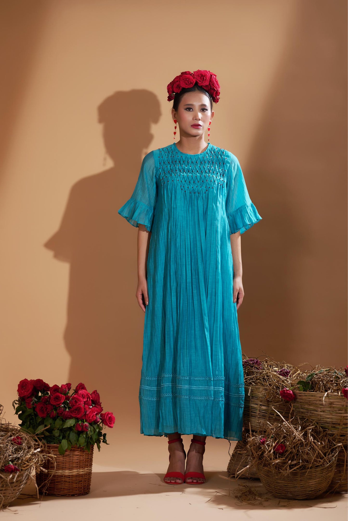 Amore Dress (Turquoise Blue)