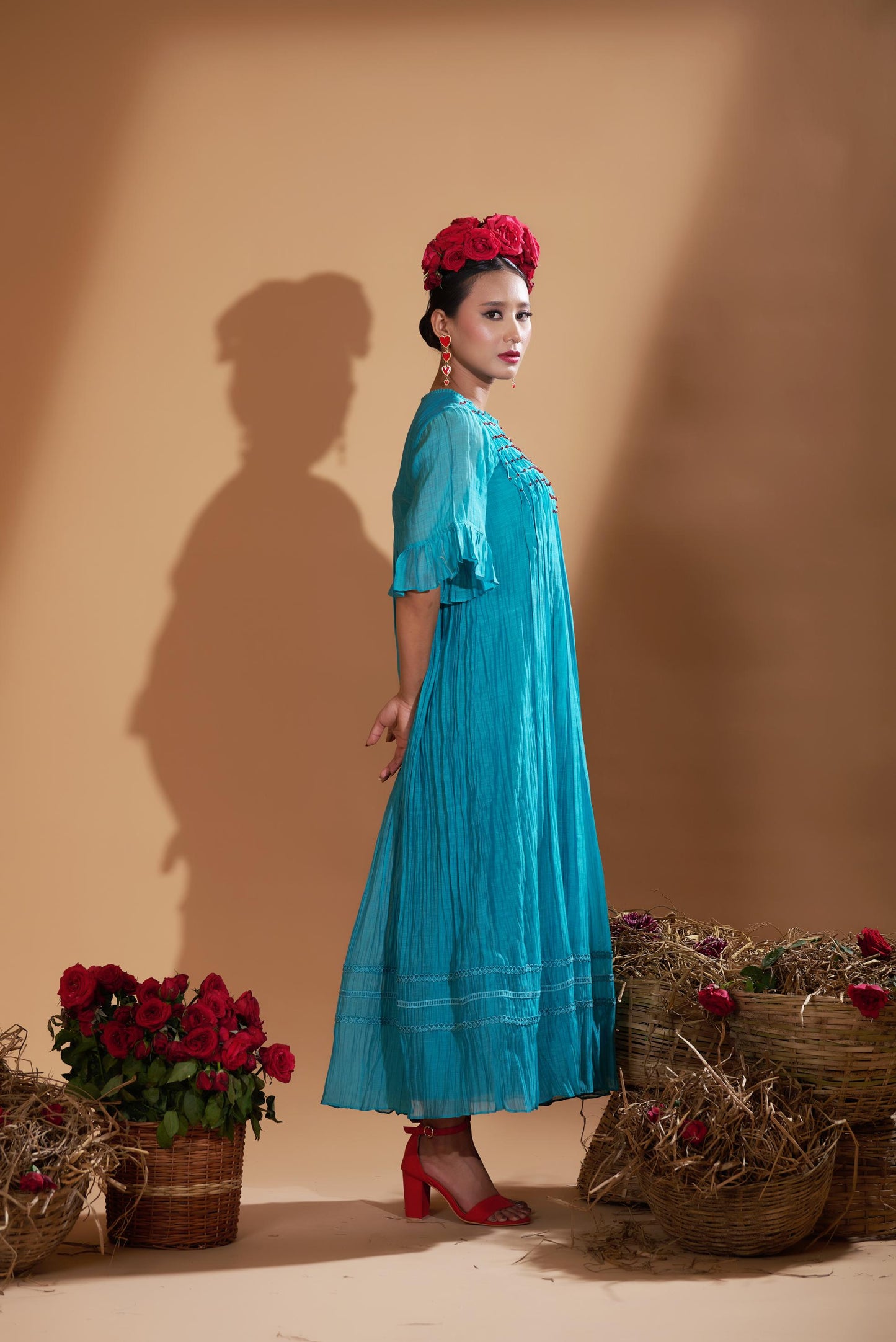 Amore Dress (Turquoise Blue)