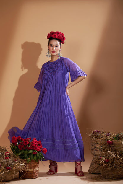 Amore Dress (Lilac Blue)