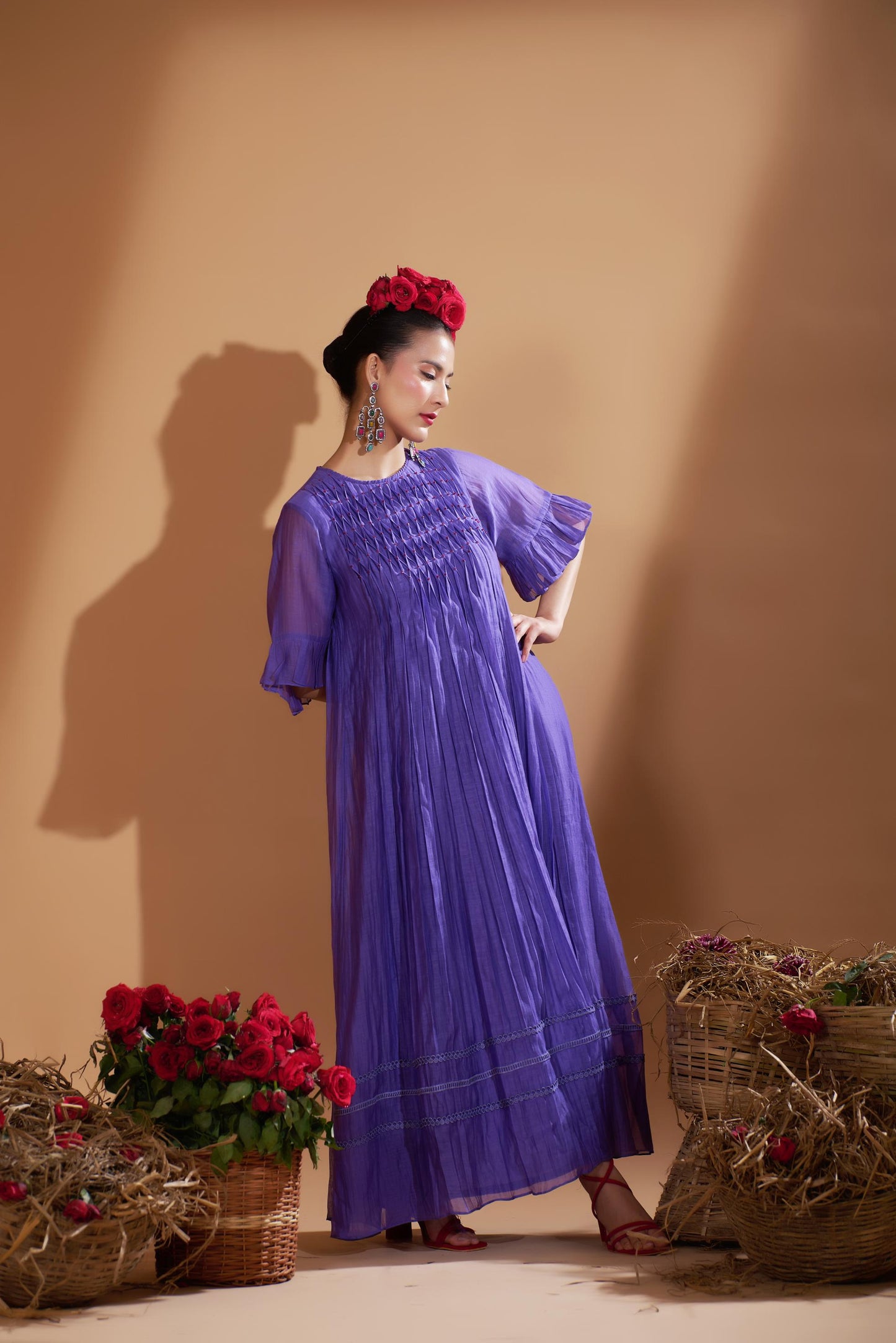 Amore Dress (Lilac Blue)