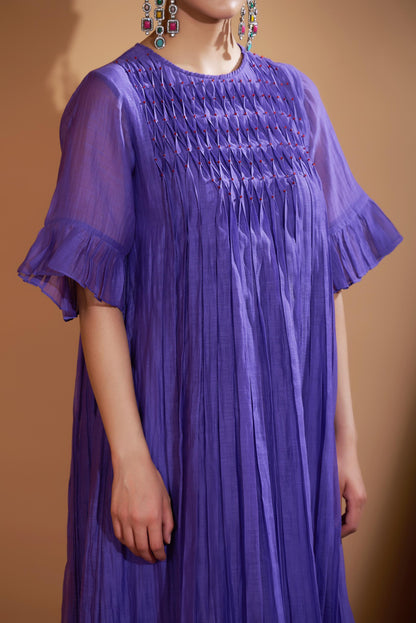 Amore Dress (Lilac Blue)