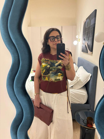 Plum Landscape Gilet