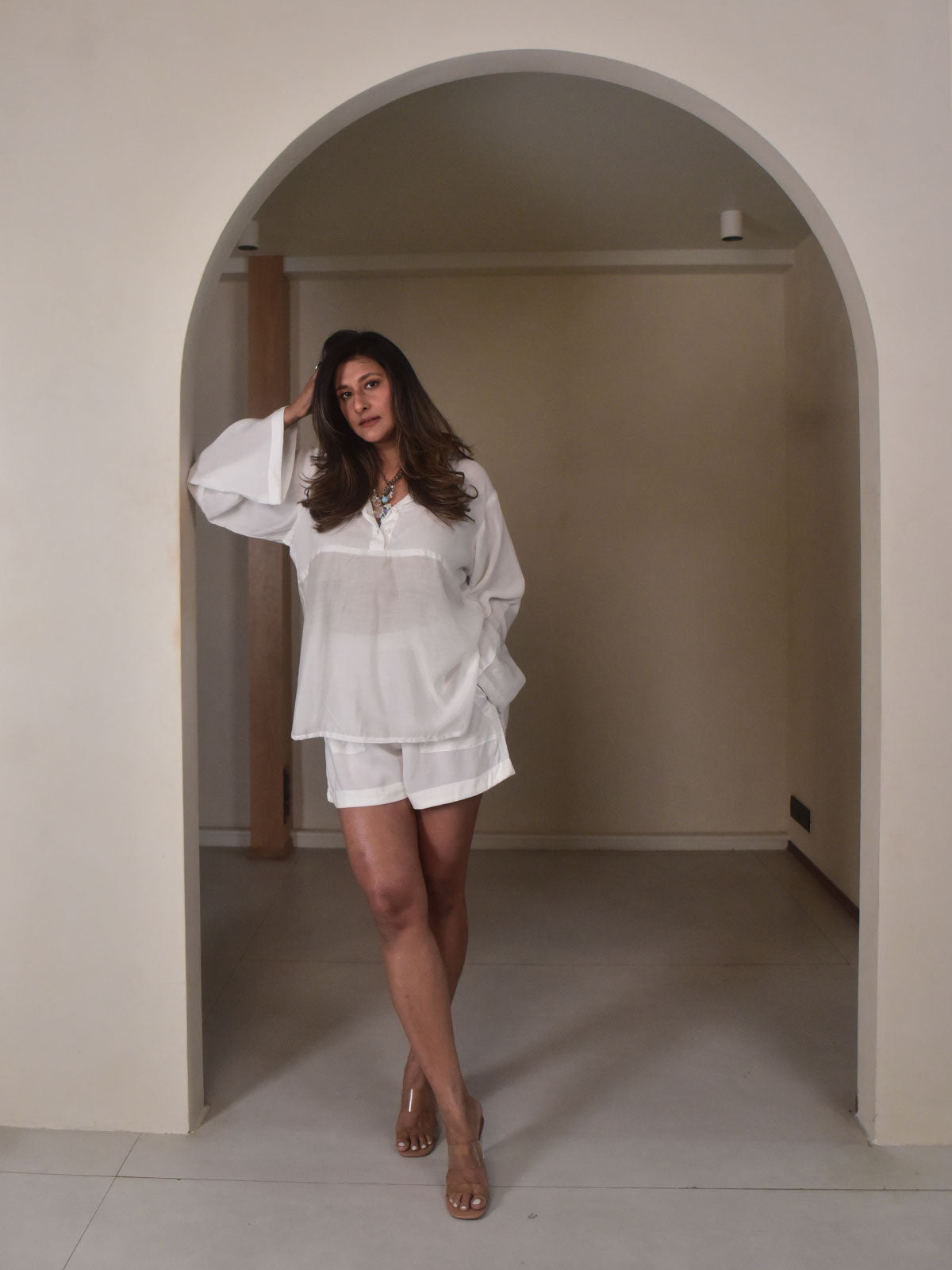 Dove Sheer Top