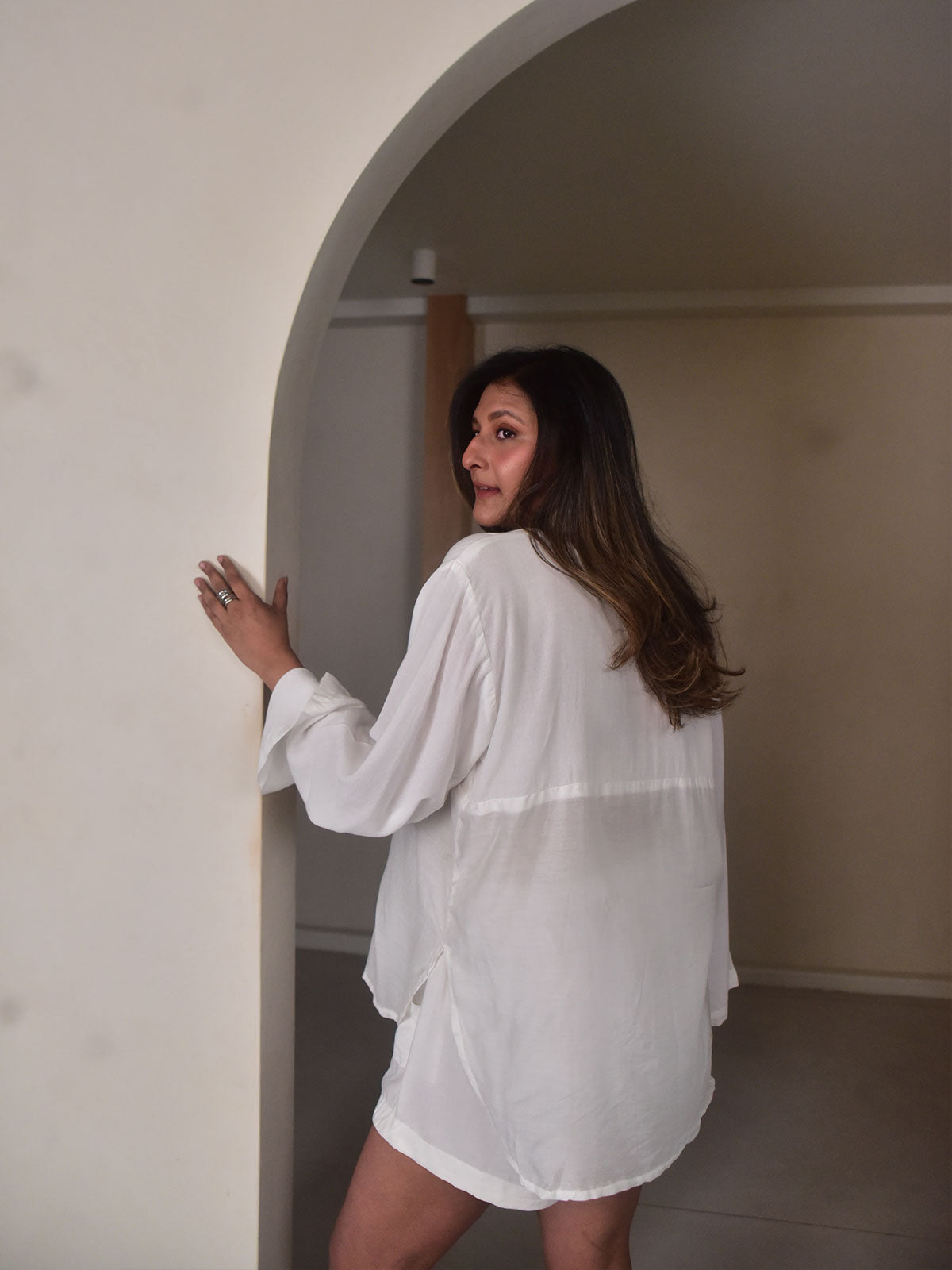 Dove Sheer Top