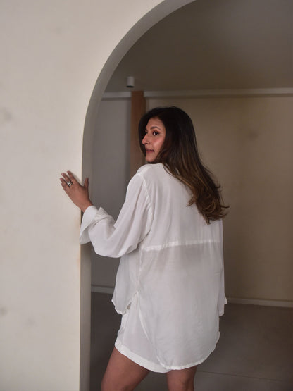 Dove Sheer Top