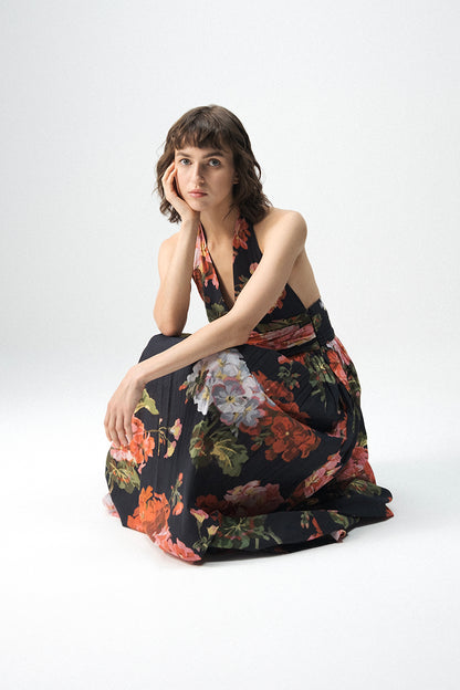 Bloody Mary Halter Neck Dress