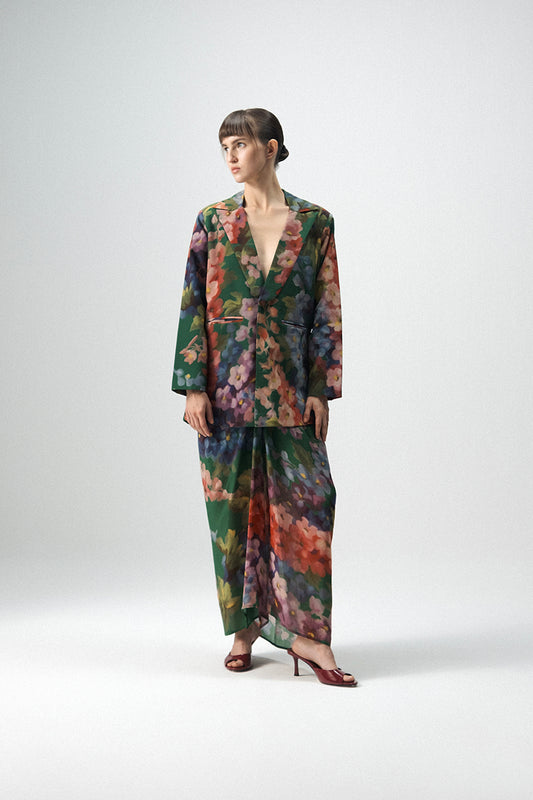 Thea Blazer & Skirt Set