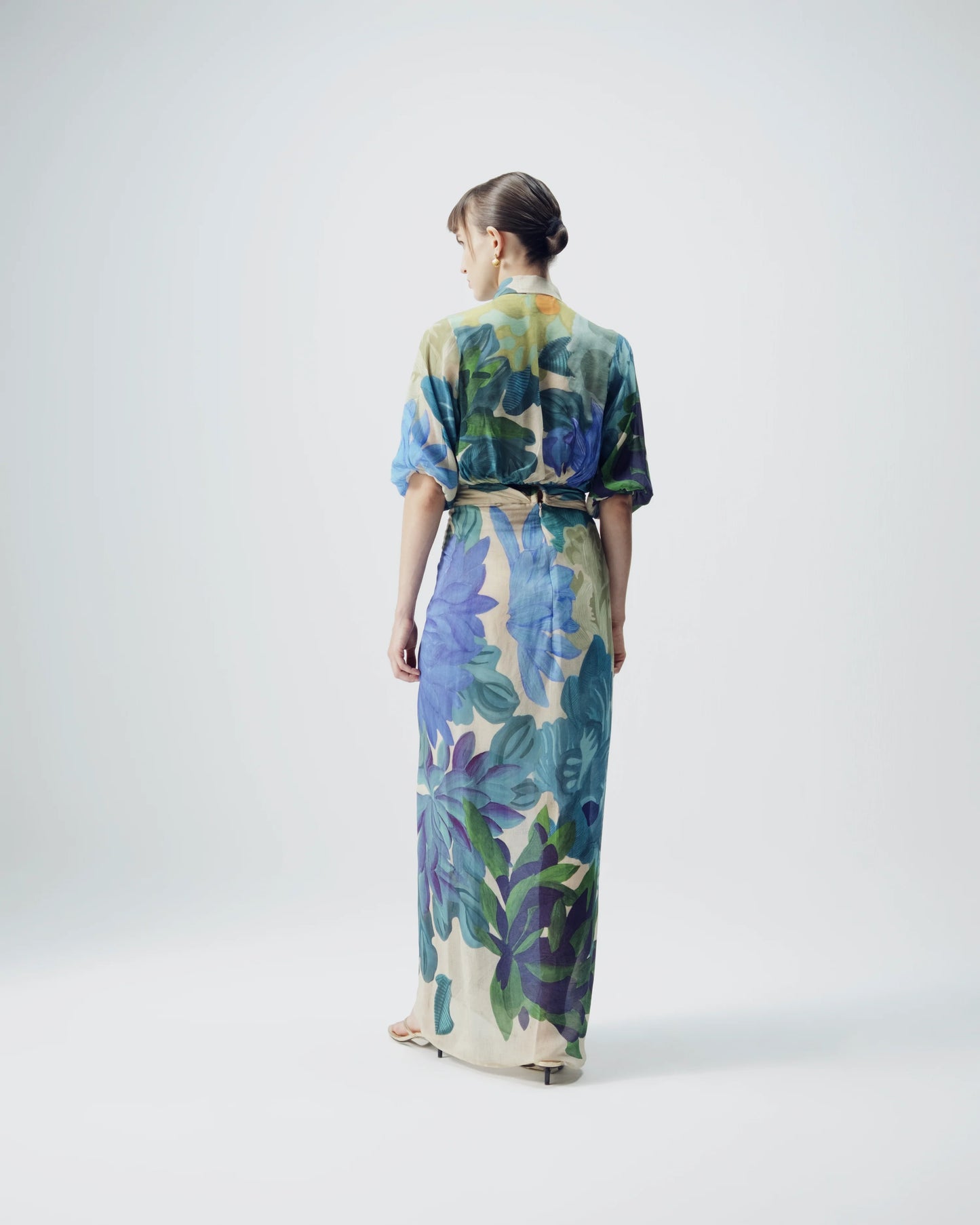 Garden Party Tie Up Top & Skirt Set