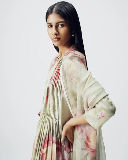 Roos Pintucks Kurta Set