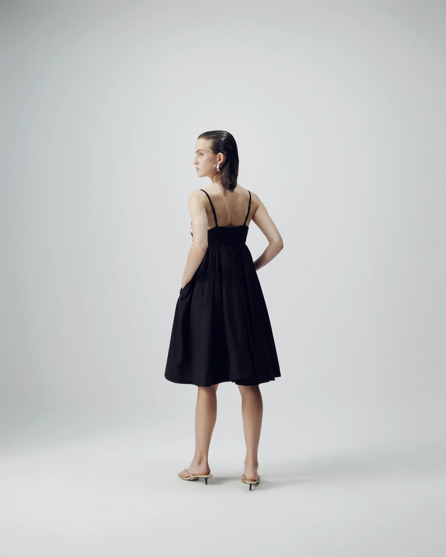 Black Patchwork Dress