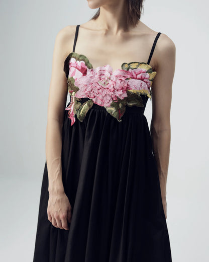 Black Patchwork Dress