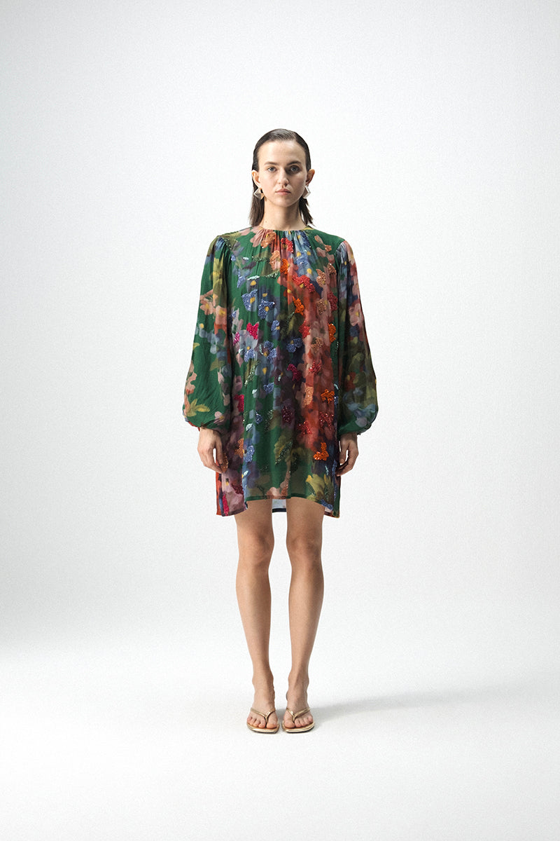 Thea Embroiderd Short Dress