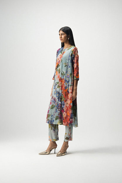 Darlington Long Embroidered Kurta Set