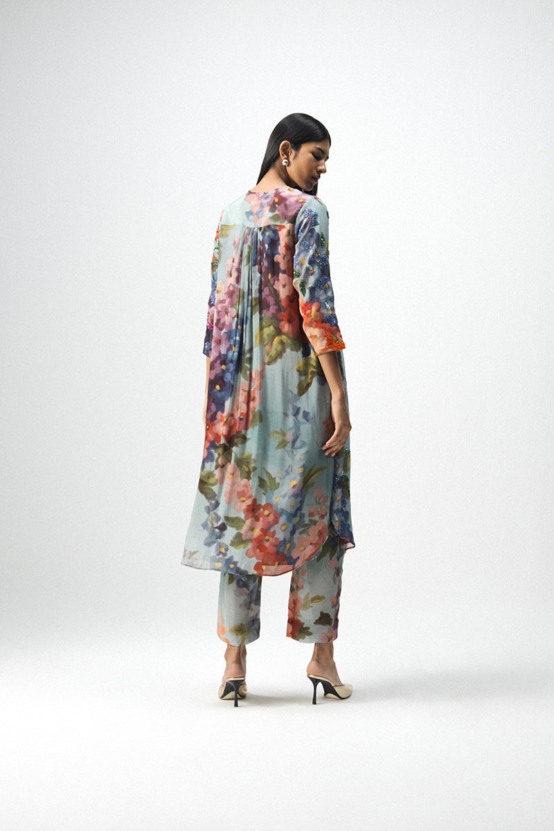 Darlington Long Embroidered Kurta Set