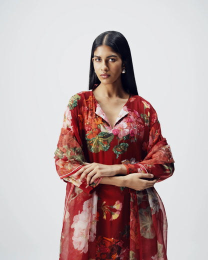 Jingle Embroidered Kurta Set