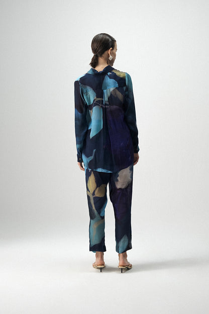 Blue Lagoon Crepe Co-ord