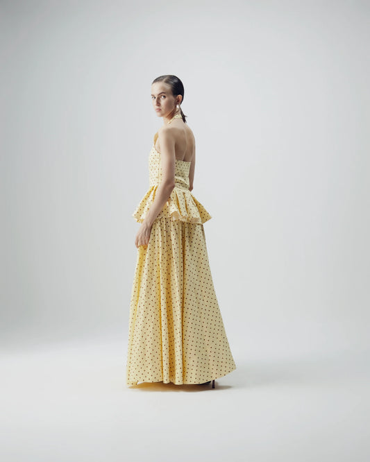 Butter Top And Skirt Set