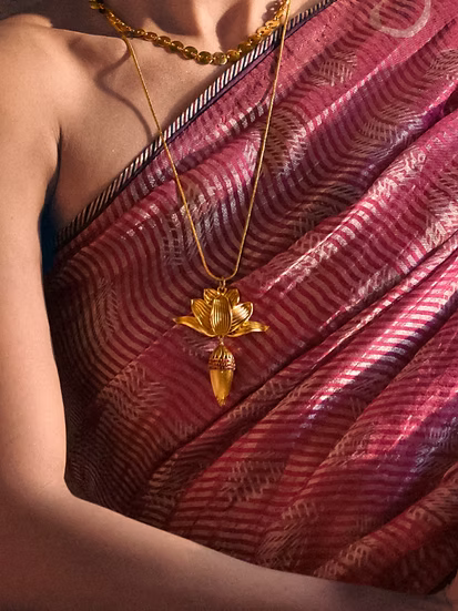 Banana Blossom Pendant