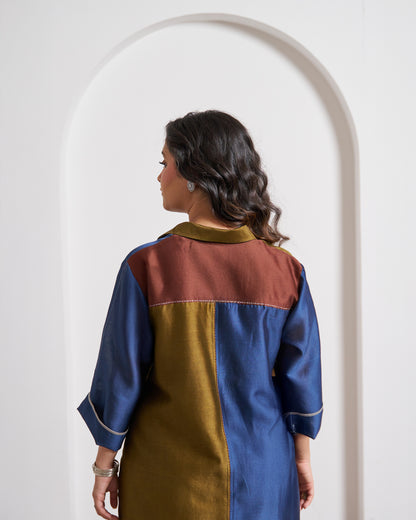 The Mosaic Silk Chanderi Set