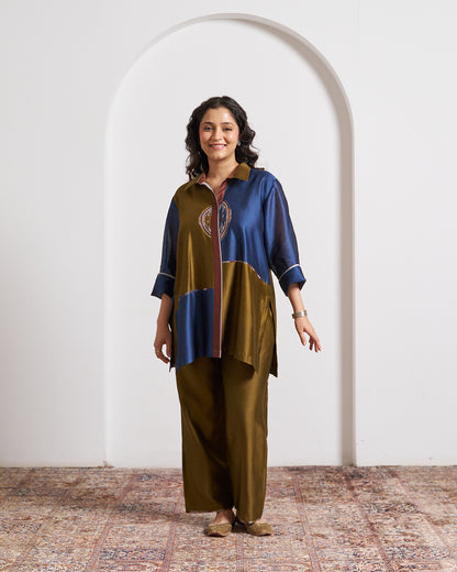 The Mosaic Silk Chanderi Set