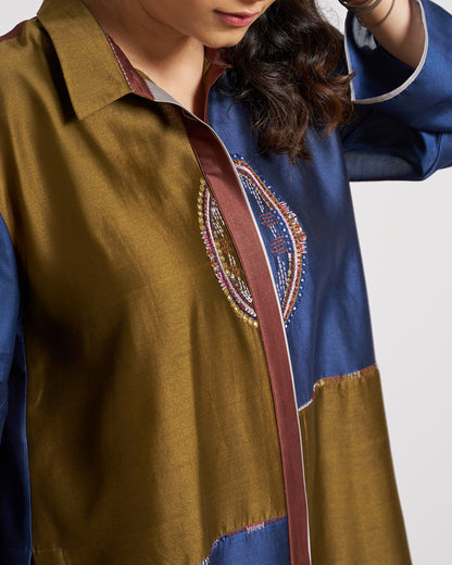 The Mosaic Silk Chanderi Set