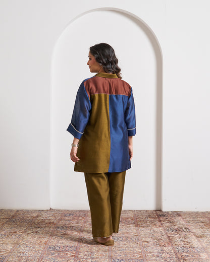 The Mosaic Silk Chanderi Set