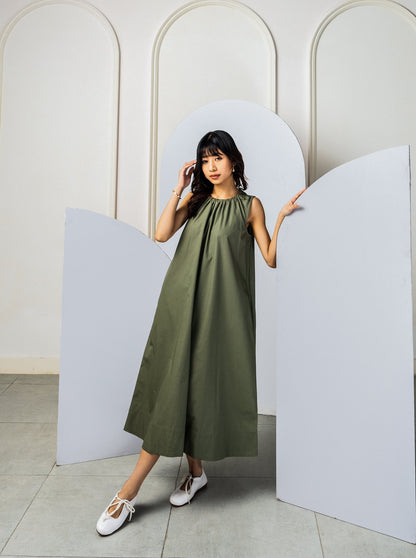 Jundo Dress Smoky Olive