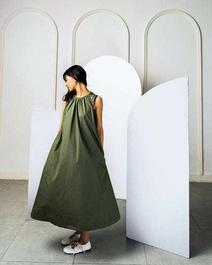 Jundo Dress Smoky Olive